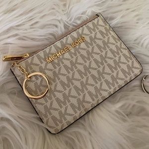 Michael Kors jet set small coin pouch ID holder